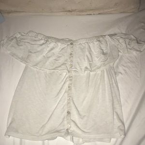 Off the shoulder flowy top